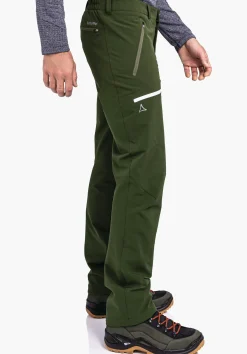 MEN SCHÖFFEL Trek & Hike|Pants Long<Warm & sporty hiking pants green
