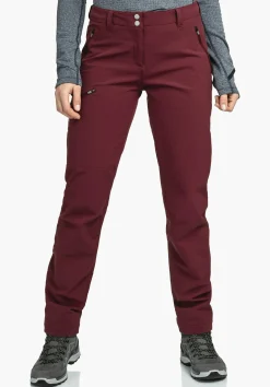 WOMEN SCHÖFFEL Trek & Hike|Pants Long<Warm & sporty hiking pants red