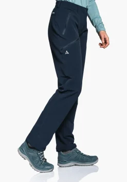 WOMEN SCHÖFFEL Trek & Hike|Pants Long<Warm & sporty hiking pants red