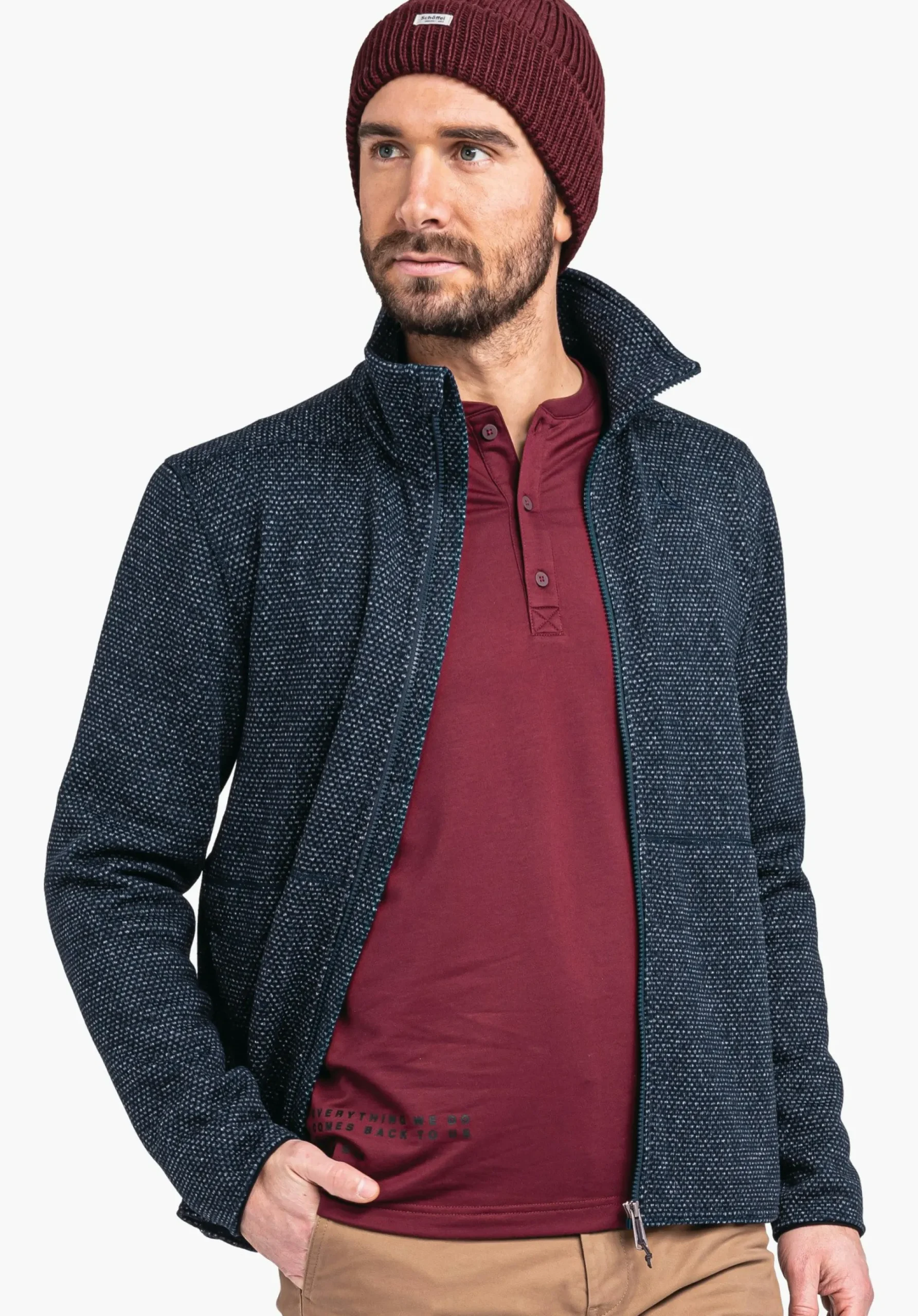 MEN SCHÖFFEL Travel/Leisure<Warm and quick drying fleece blau