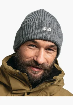 MEN SCHÖFFEL Travel/Leisure<Warm knitted hat with a fleece headband red