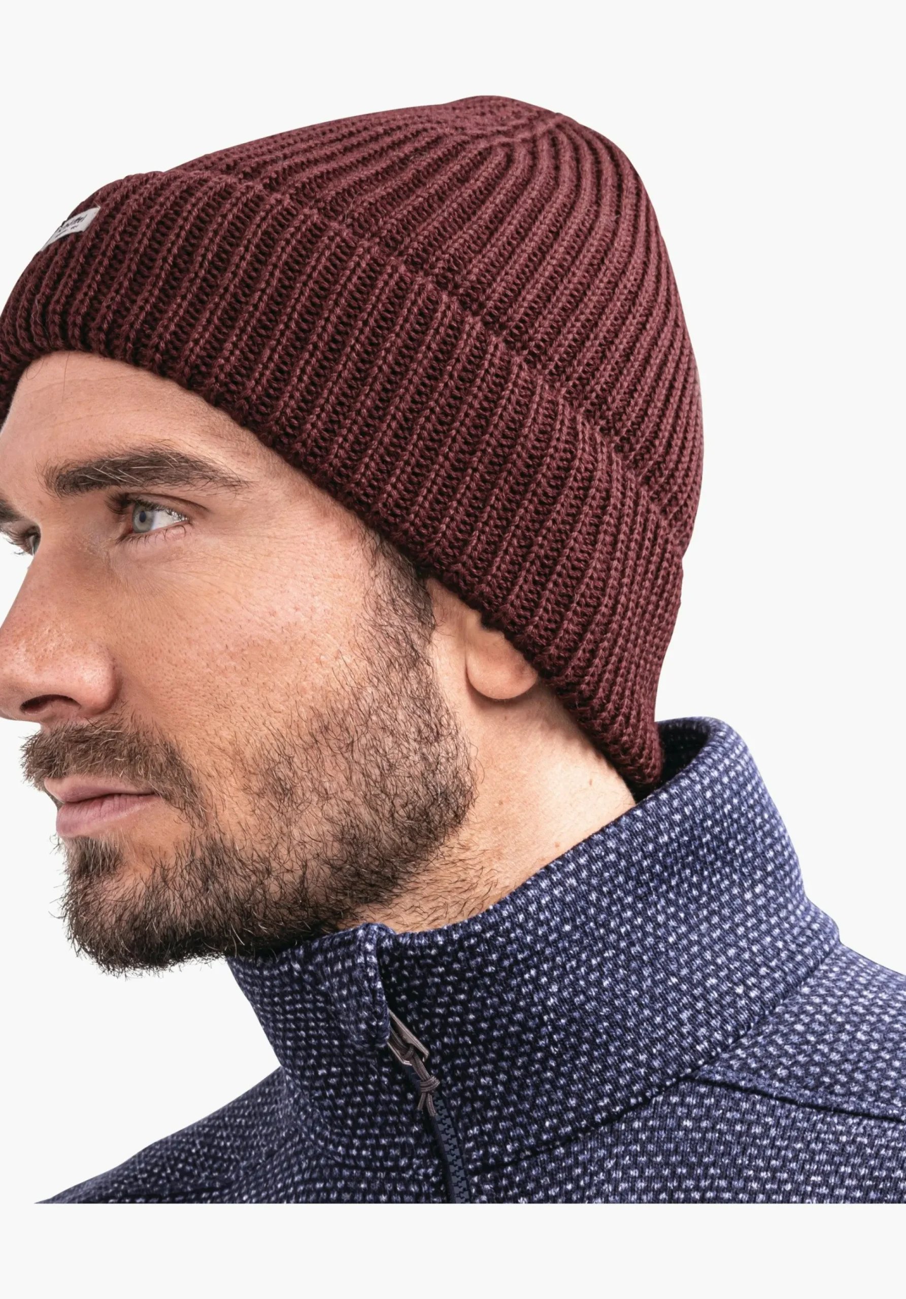 MEN SCHÖFFEL Travel/Leisure<Warm knitted hat with a fleece headband red