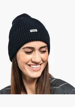 MEN SCHÖFFEL Travel/Leisure<Warm knitted hat with a fleece headband red