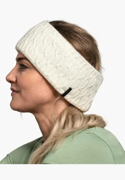 MEN SCHÖFFEL <Warm, lightweight knitted headband white
