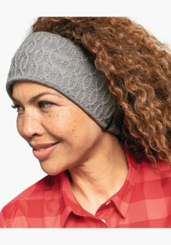 MEN SCHÖFFEL <Warm, lightweight knitted headband white