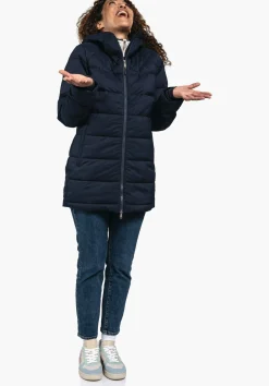 WOMEN SCHÖFFEL Travel/Leisure|Parka / Coat<Warm parka with recycled padding red