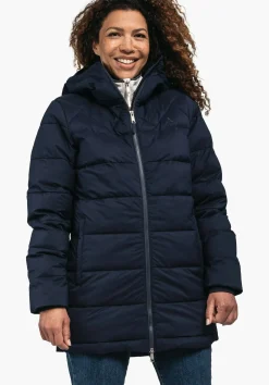 WOMEN SCHÖFFEL Travel/Leisure|Parka / Coat<Warm parka with recycled padding red