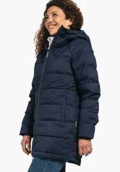 WOMEN SCHÖFFEL Travel/Leisure|Parka / Coat<Warm parka with recycled padding red