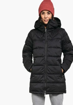 WOMEN SCHÖFFEL Travel/Leisure|Parka / Coat<Warm parka with recycled padding red