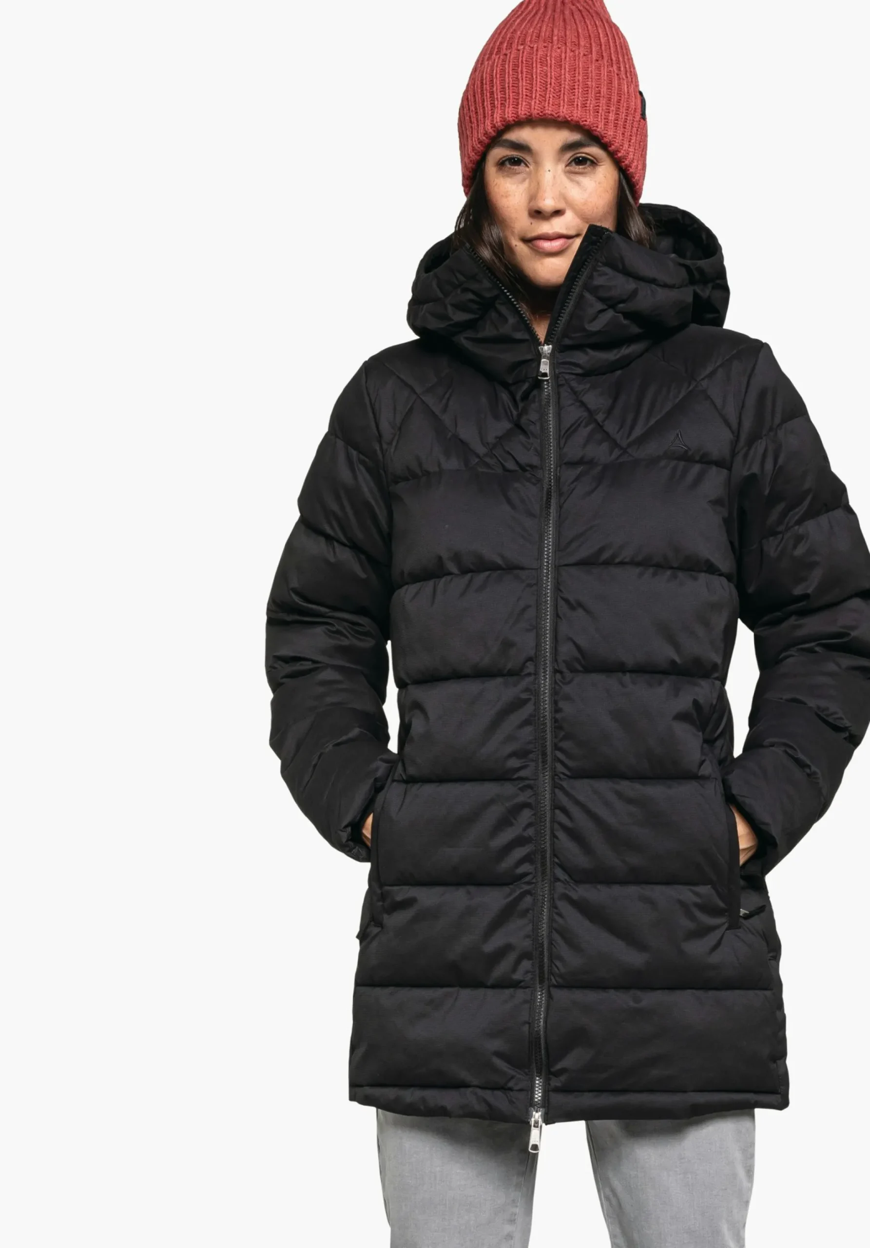WOMEN SCHÖFFEL Travel/Leisure|Parka / Coat<Warm parka with recycled padding red