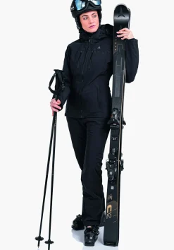 WOMEN SCHÖFFEL Skiing<Warm ski jacket with down covering the whole area beige