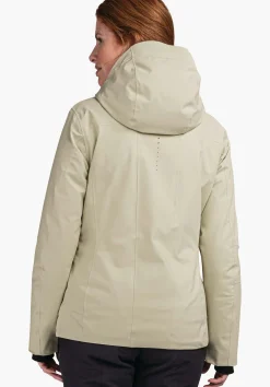 WOMEN SCHÖFFEL Skiing<Warm ski jacket with down covering the whole area beige