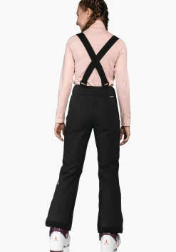 CHILDREN SCHÖFFEL Ski<Warm ski pants with stretchy braces red