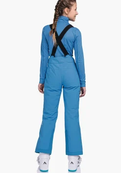 CHILDREN SCHÖFFEL Ski<Warm ski pants with stretchy braces red