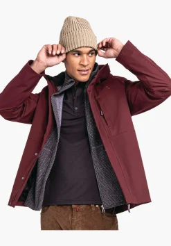 MEN SCHÖFFEL Travel/Leisure|Outdoor Jackets<Warm ZipIn! jacket with smartphone pocket red