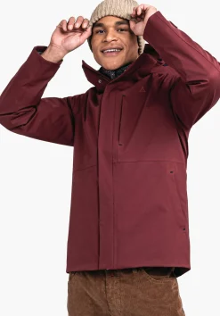 MEN SCHÖFFEL Travel/Leisure|Outdoor Jackets<Warm ZipIn! jacket with smartphone pocket red