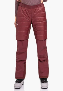 WOMEN SCHÖFFEL Ski Tour|Mountaineering|Pants Short<Warming and elastic insulation shorts red