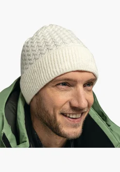 MEN SCHÖFFEL Travel/Leisure<Warming knitted hat weiß