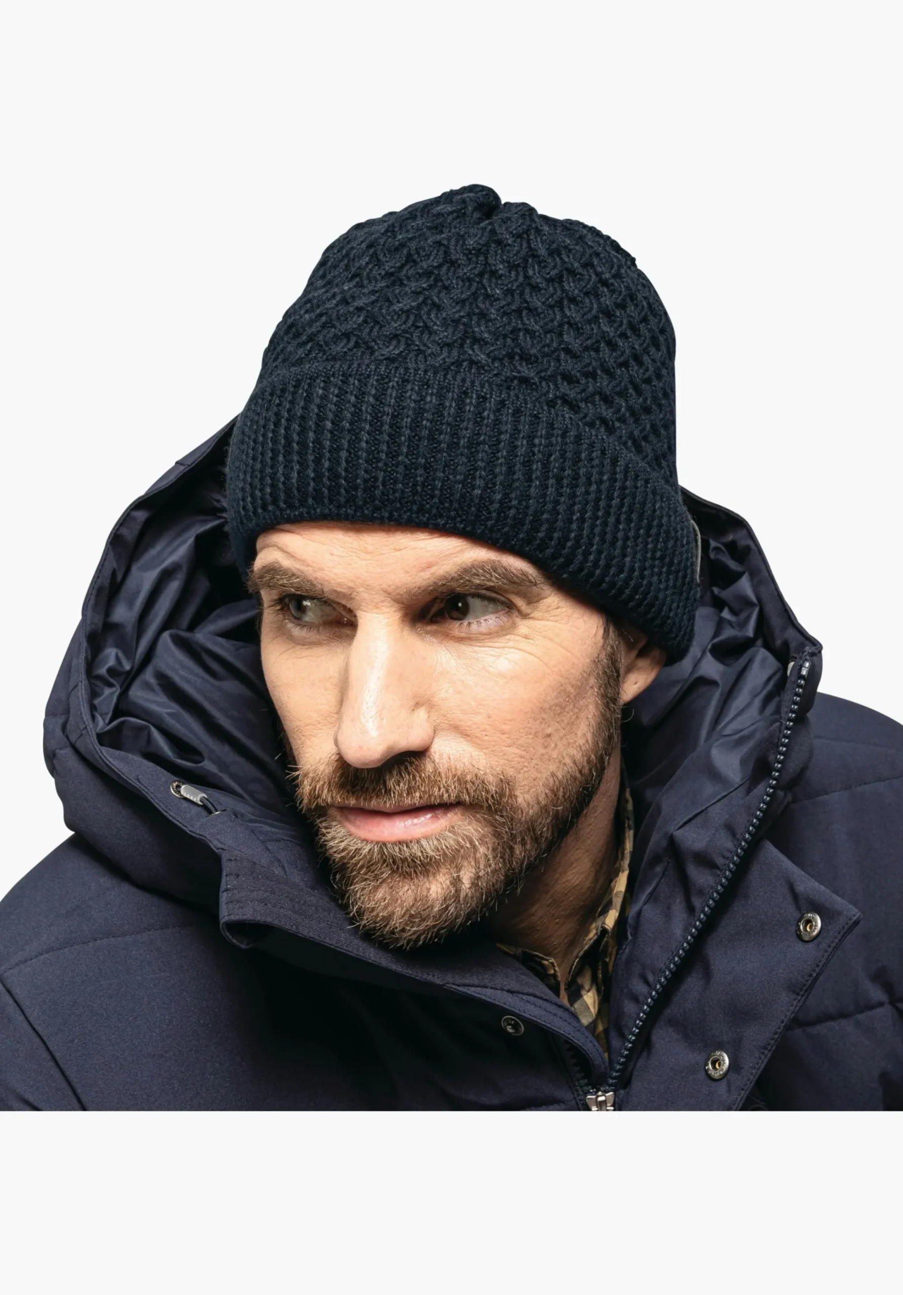 MEN SCHÖFFEL Travel/Leisure<Warming knitted hat white