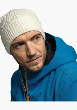 MEN|WOMEN SCHÖFFEL <Warming knitted hat for hiking white