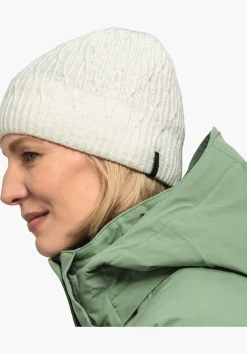 MEN|WOMEN SCHÖFFEL <Warming knitted hat for hiking white