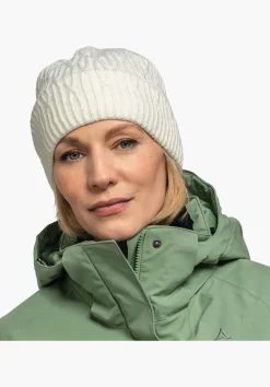 MEN|WOMEN SCHÖFFEL <Warming knitted hat for hiking white