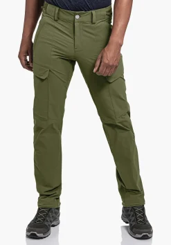 MEN SCHÖFFEL Pants Long<Water repellent hiking pants grün