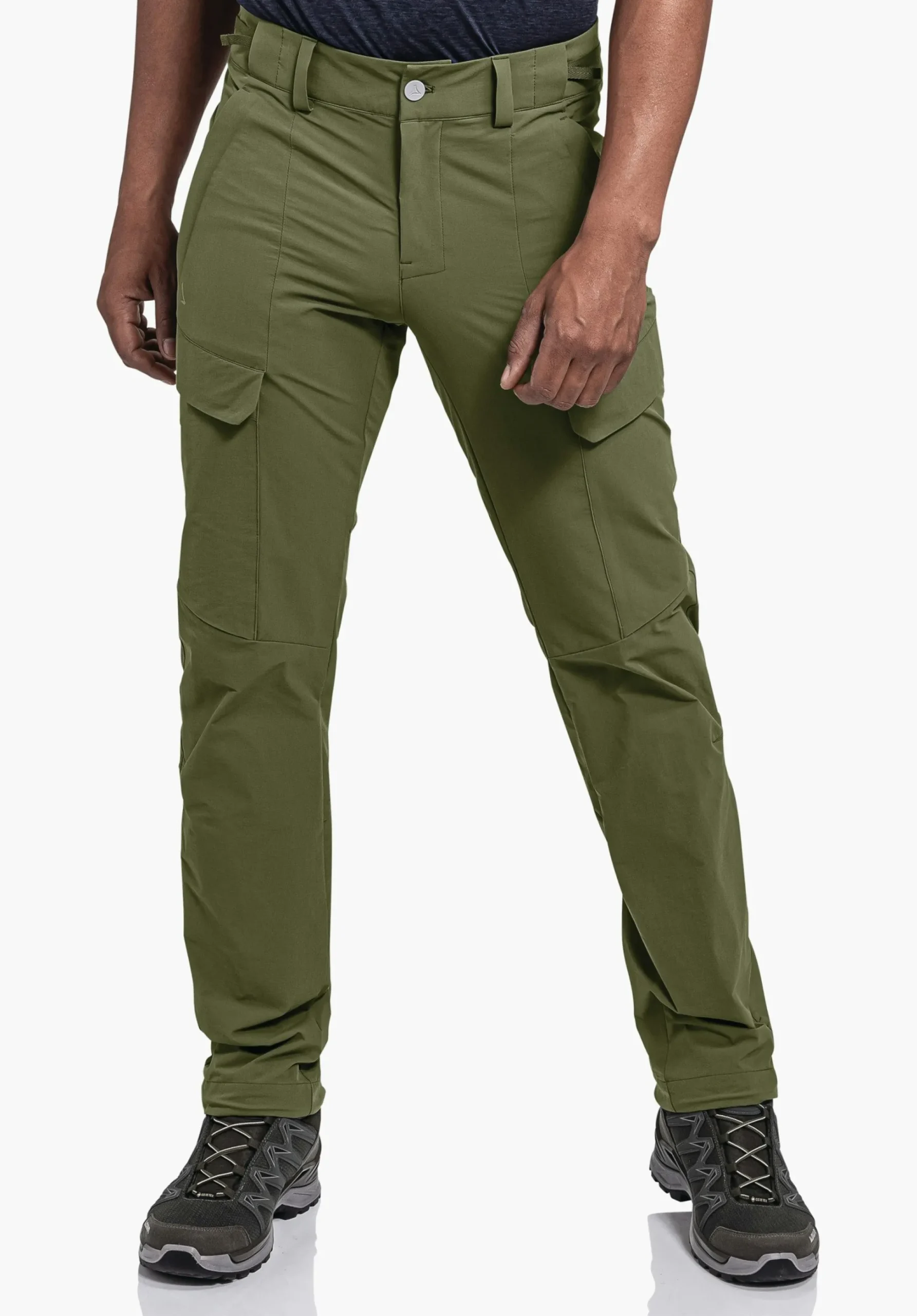 MEN SCHÖFFEL Pants Long<Water repellent hiking pants grün