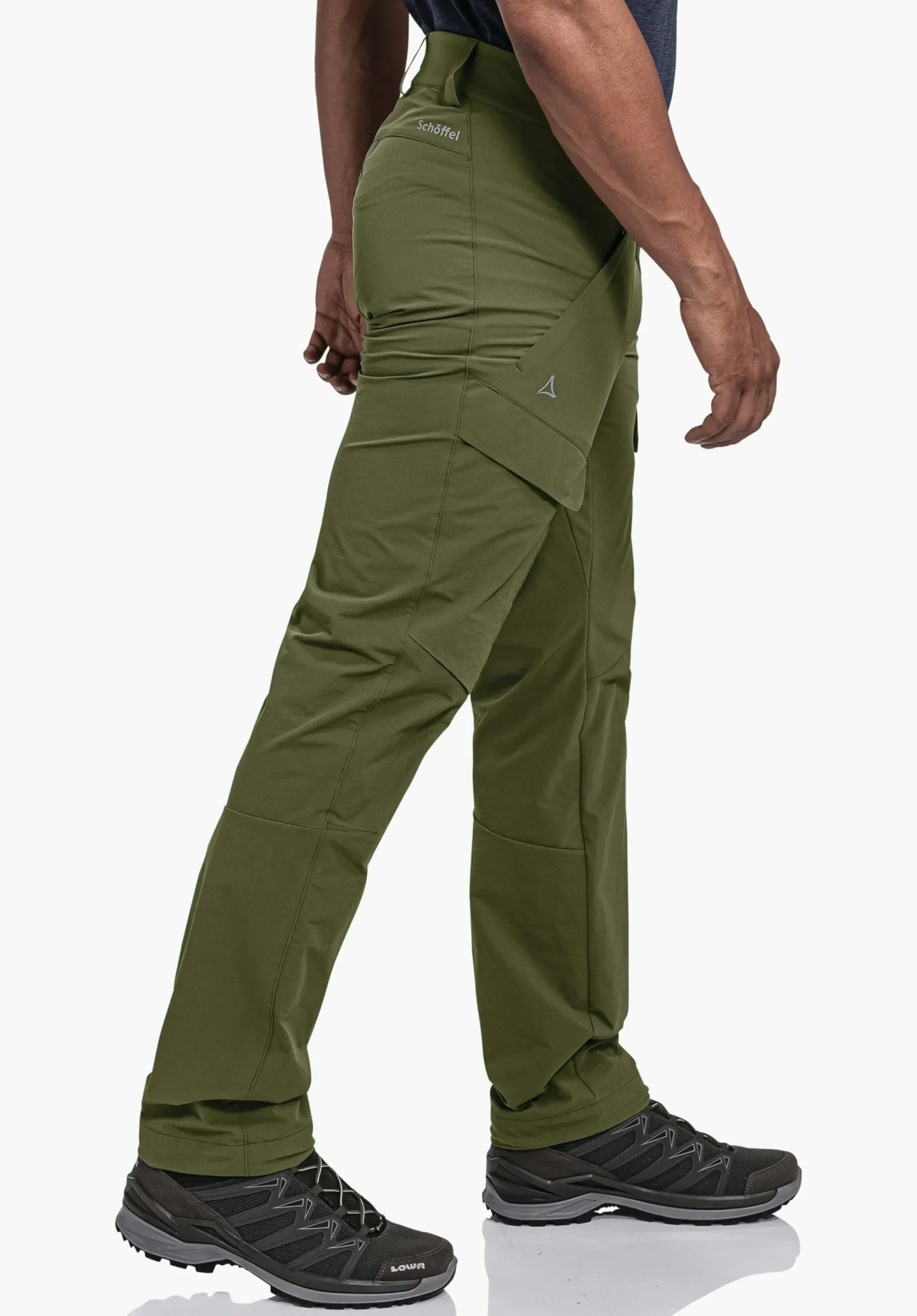 MEN SCHÖFFEL Pants Long<Water repellent hiking pants grün