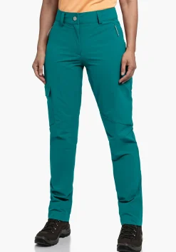 WOMEN SCHÖFFEL Pants Long<Water repellent hiking pants rot