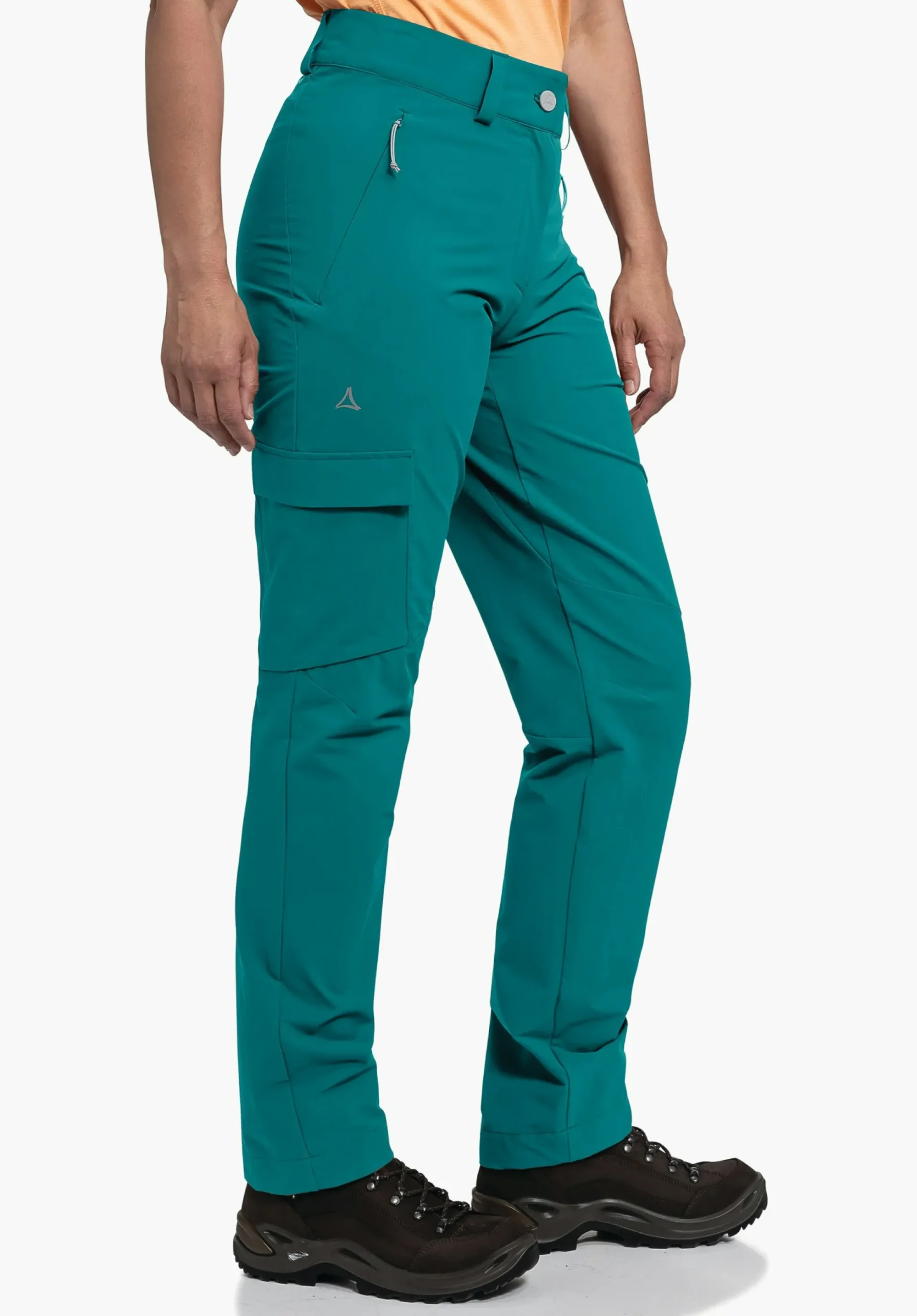WOMEN SCHÖFFEL Pants Long<Water repellent hiking pants rot