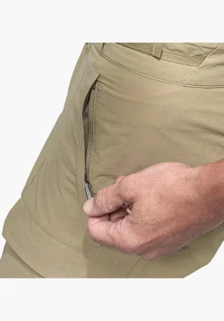 MEN SCHÖFFEL Pants Short<Water repellent hiking shorts grün