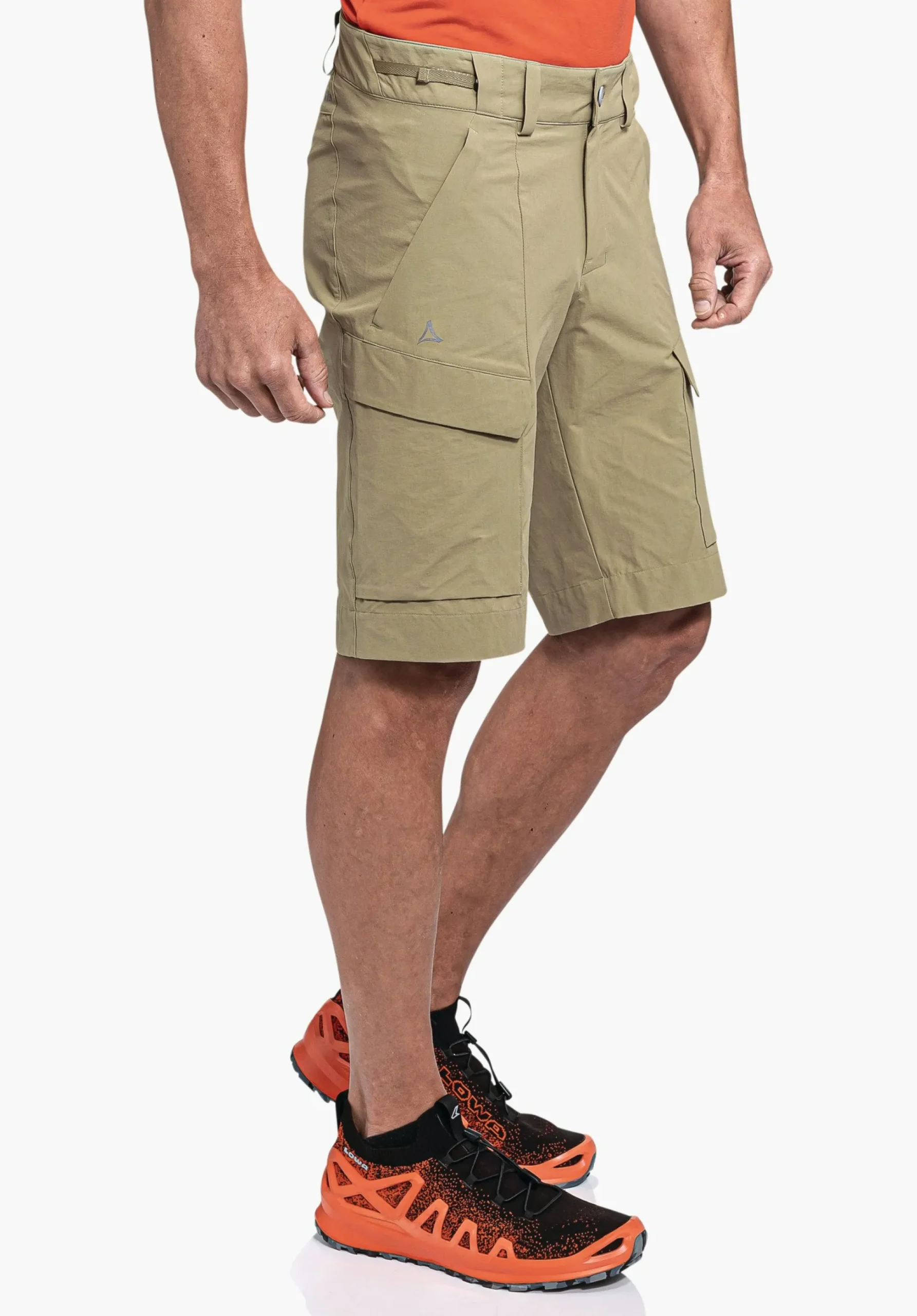 MEN SCHÖFFEL Pants Short<Water repellent hiking shorts grün