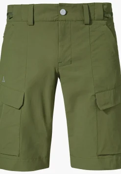 MEN SCHÖFFEL Pants Short<Water repellent hiking shorts grün