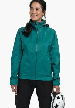 WOMEN SCHÖFFEL Bike<Waterproof & breathable bike jacket orange