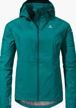 WOMEN SCHÖFFEL Bike<Waterproof & breathable bike jacket orange
