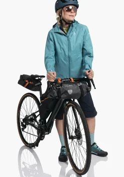WOMEN SCHÖFFEL Bike<Waterproof & breathable bike jacket orange