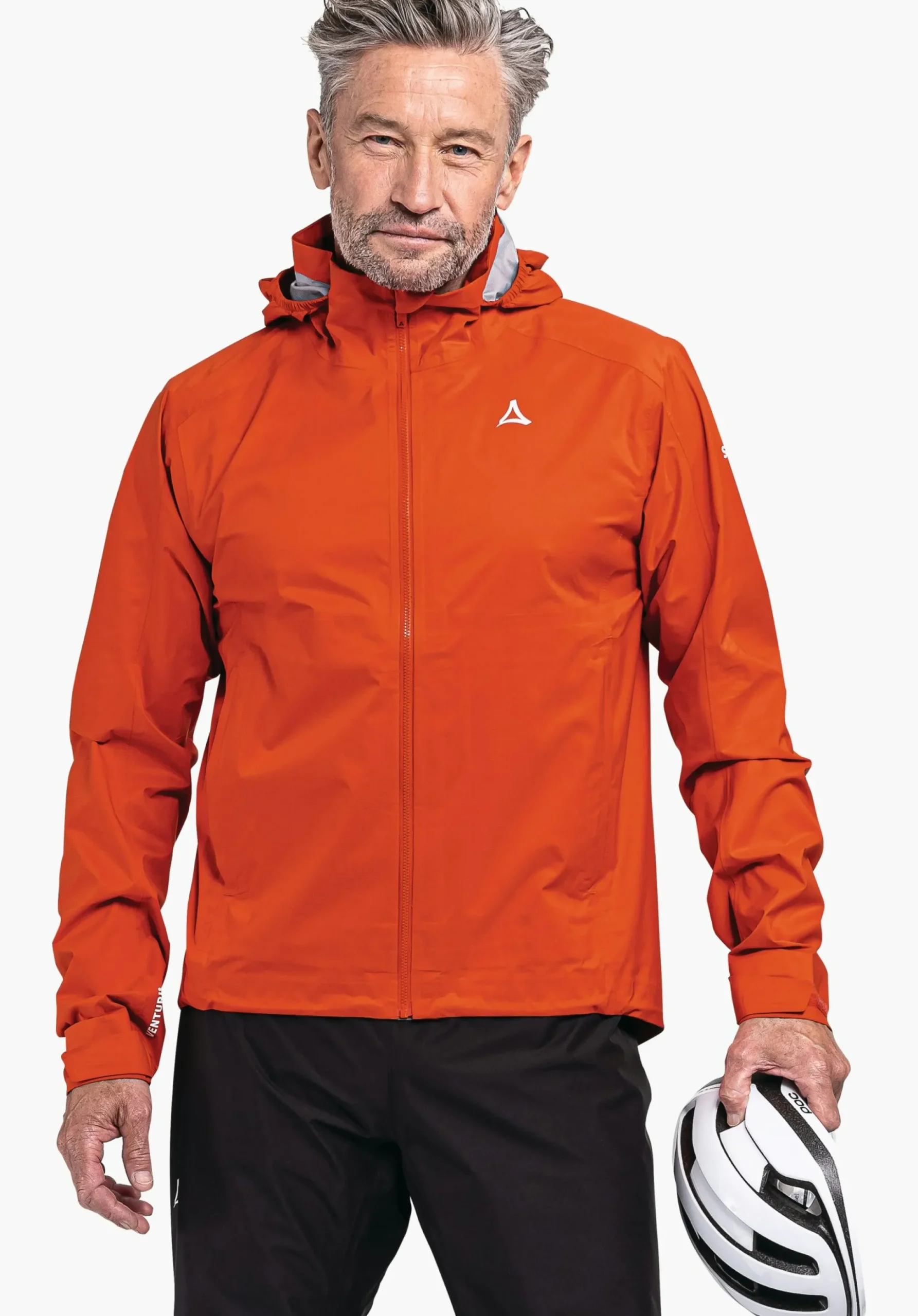 MEN SCHÖFFEL Bike<Waterproof & breathable bike jacket orange