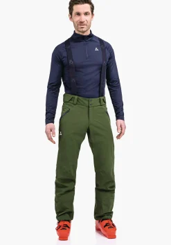 MEN SCHÖFFEL Skiing<Waterproof and breathable ski pants green