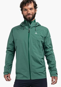 MEN SCHÖFFEL Outdoor Jackets<Waterproof and breathable hiking jacket grün