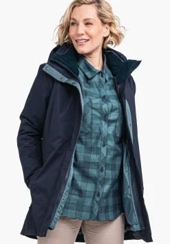 WOMEN SCHÖFFEL Travel/Leisure|Double Jackets<Waterproof and fashionable 3in1 parka rot