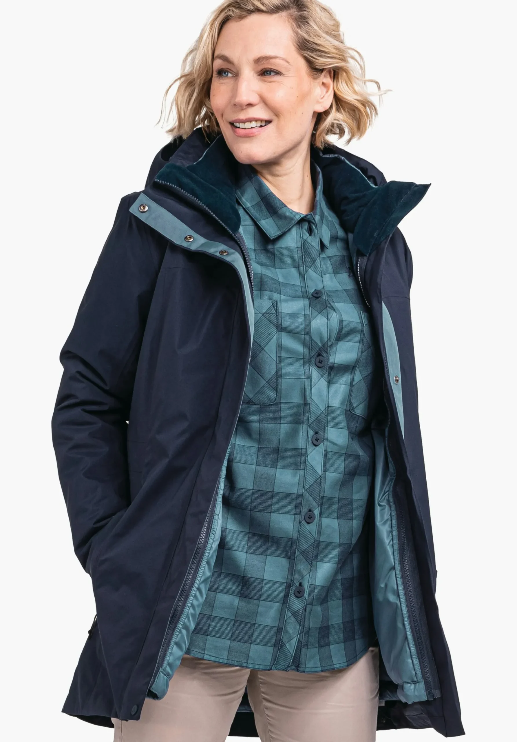 WOMEN SCHÖFFEL Travel/Leisure|Double Jackets<Waterproof and fashionable 3in1 parka rot