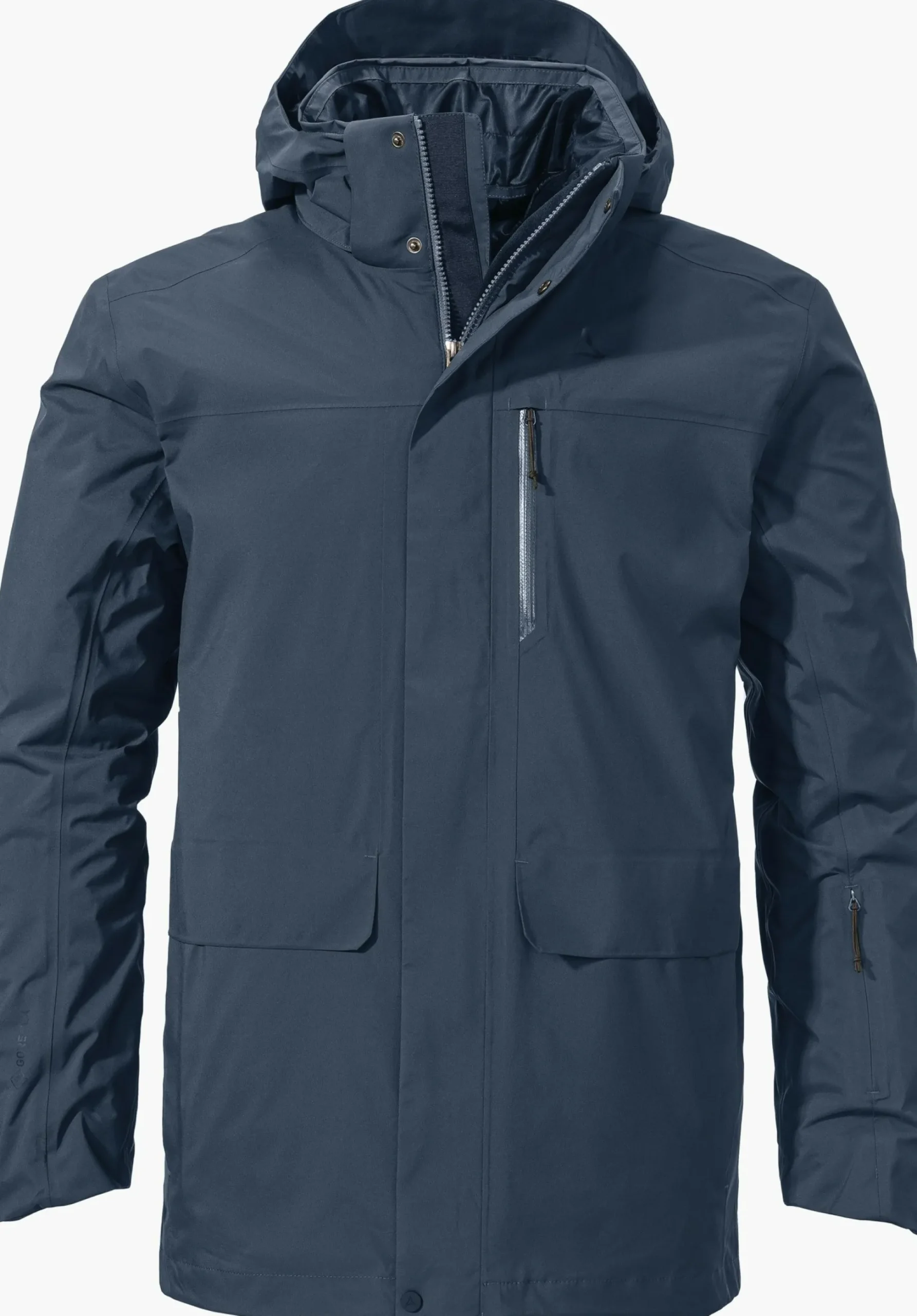MEN SCHÖFFEL Travel/Leisure|Double Jackets<Waterproof and fashionable 3in1 parka green