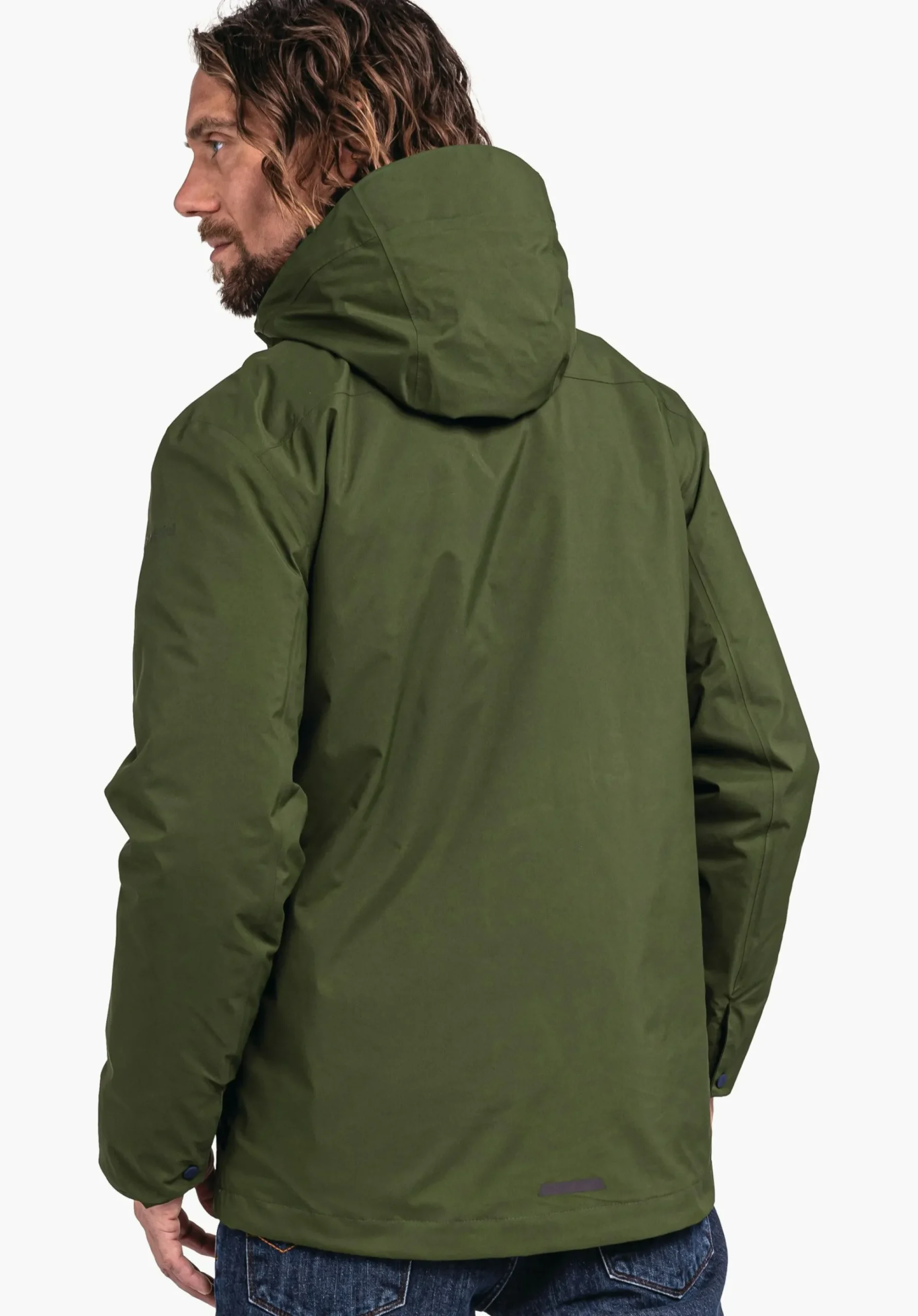 MEN SCHÖFFEL Travel/Leisure|Double Jackets<Waterproof and fashionable 3in1 parka green