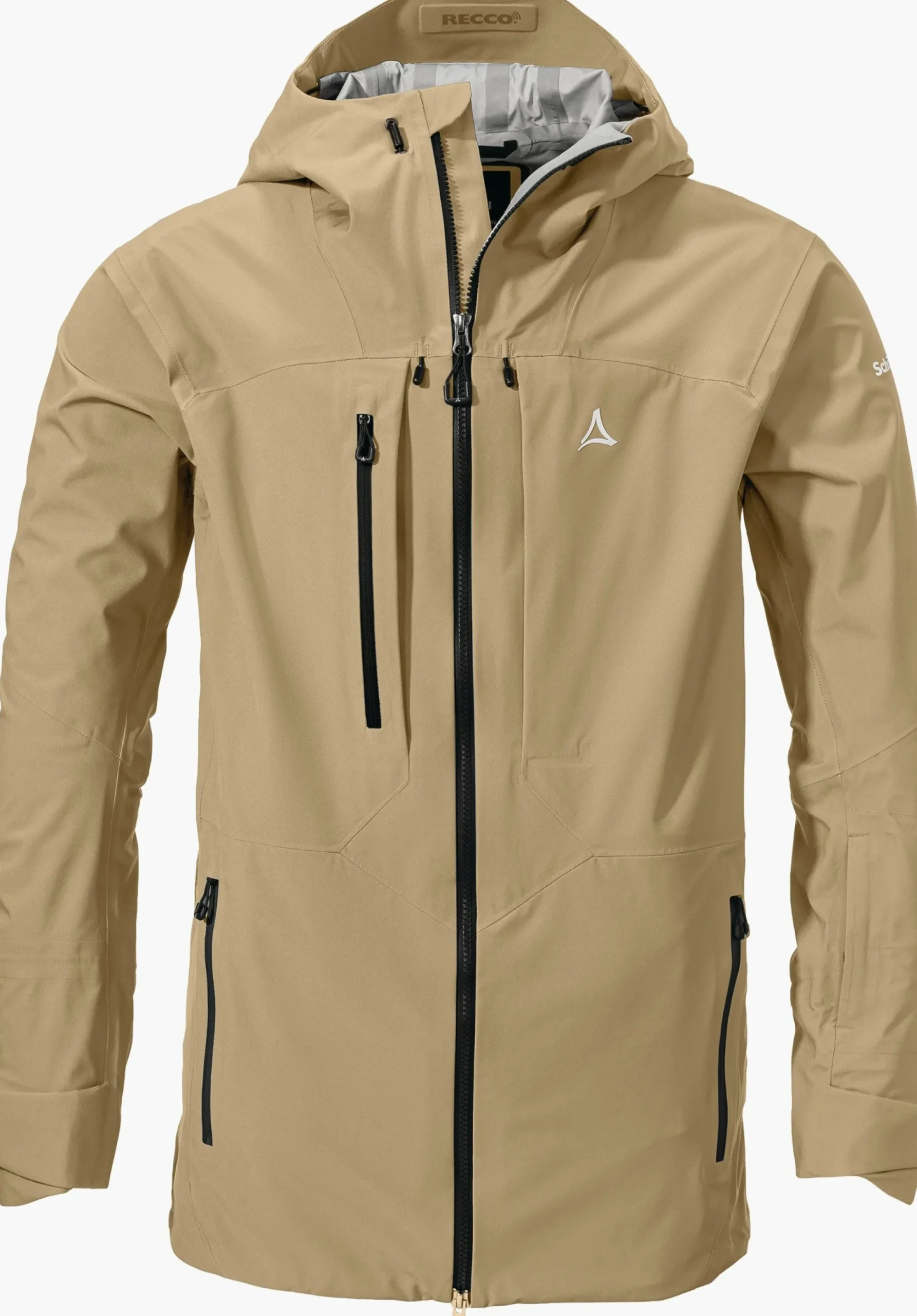 MEN SCHÖFFEL Ski Tour|Mountaineering|Outdoor Jackets<Waterproof freeride ski jacket beige