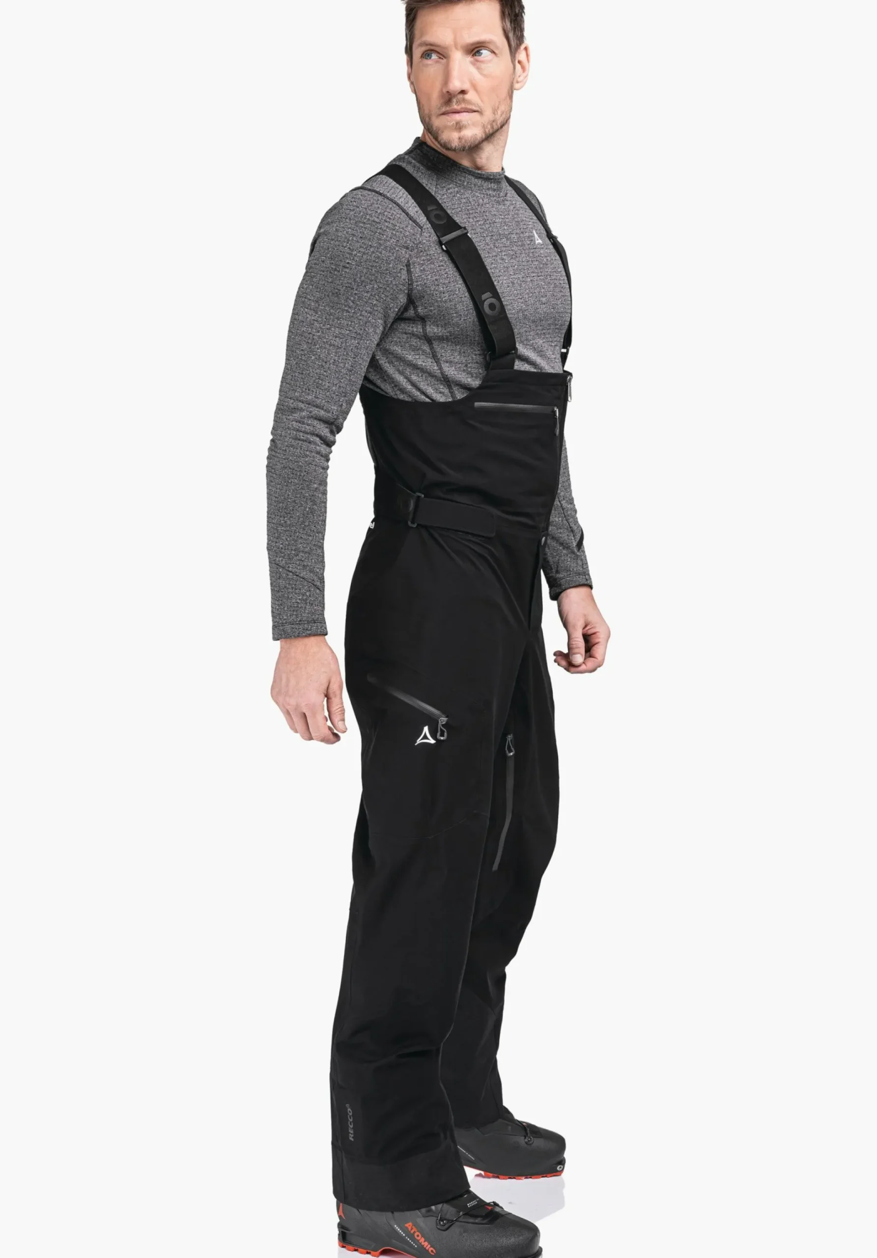 MEN SCHÖFFEL Ski Tour|Mountaineering|Pants Long<Waterproof freeride ski pants black