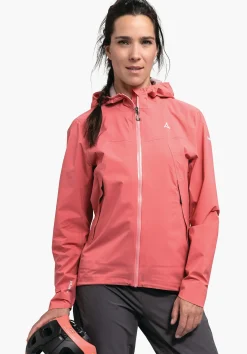 WOMEN SCHÖFFEL Bike<Waterproof mountain bike jacket rosa