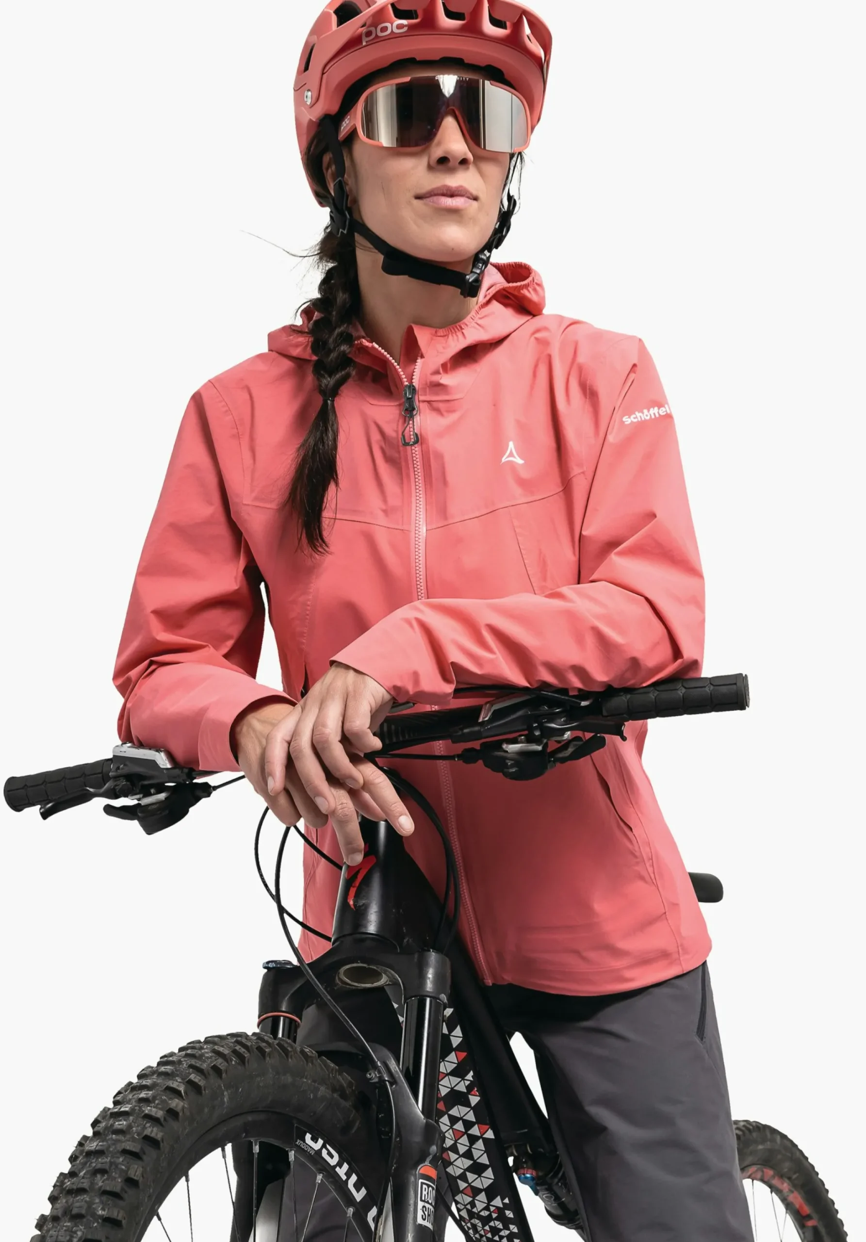 WOMEN SCHÖFFEL Bike<Waterproof mountain bike jacket rosa