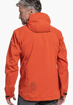 MEN SCHÖFFEL Bike<Waterproof mountain bike jacket orange