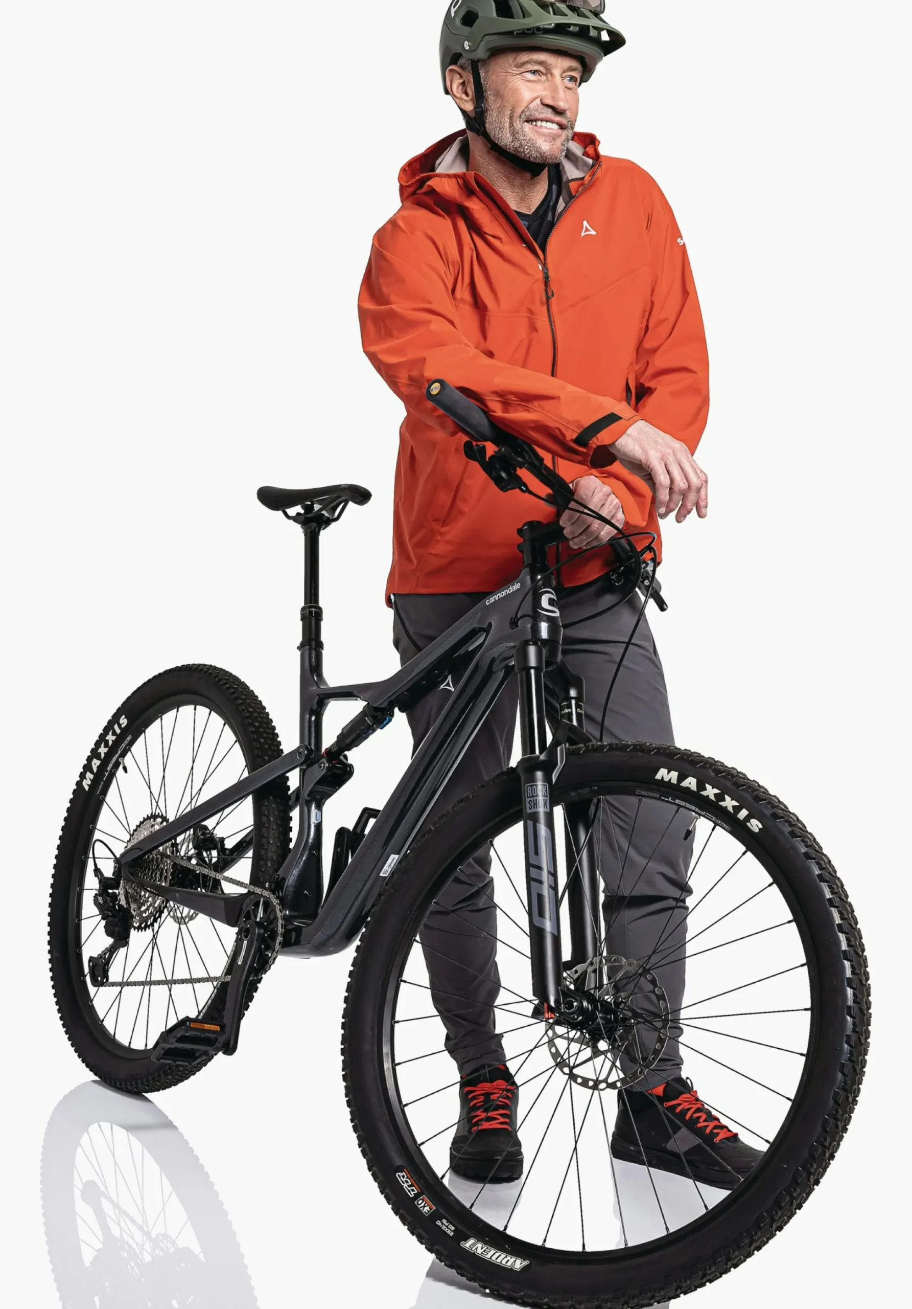 MEN SCHÖFFEL Bike<Waterproof mountain bike jacket orange